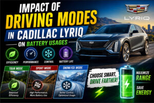 Impact of Driving Modes in the Cadillac LYRIQ on Battery Usage